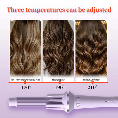 Automatic Rotating Curling iron PTC heated Professional Curling iron Portable Air rotating negative ion wave curling iron
