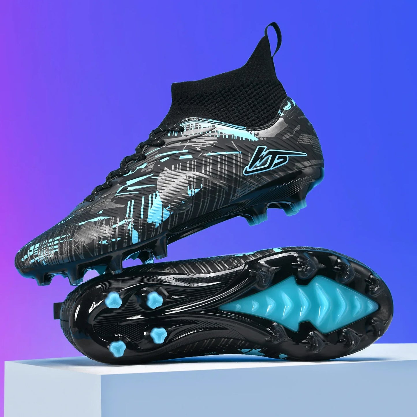 Men Soccer Shoes TF/FG Sneaker Boy Comfortable Society Original Resistant Top Quality Football Shoes Long Spikes Football Boots
