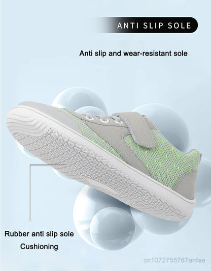 New Boys Girls Sneakers Kids Wide Barefoot Shoes  Naturally Splay Shoes Toddler Little Big Kid