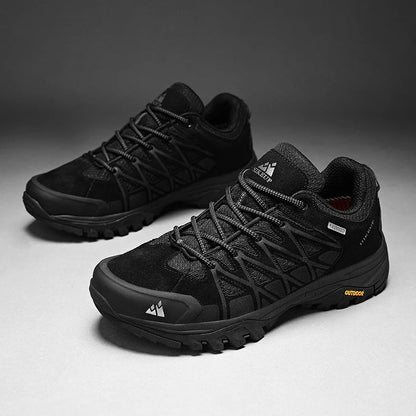 New Arrival Mens Hiking Shoes Breathable Lace Up Trekking Male Cushioning Outdoor Climbing Tourism Sneakers for Men
