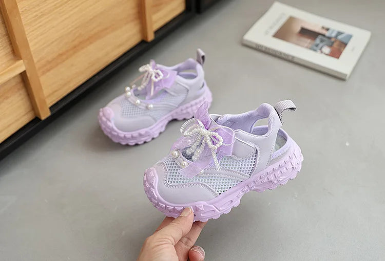 Children's Fashion Sneakers Summer Breathable Sports Sandals Versatile Casual Shoes Kids Soft Soled Beach Shoes Basketball Shoes