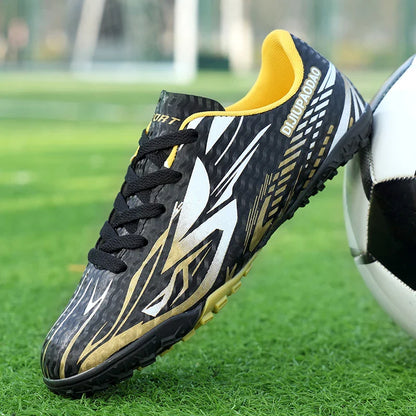 Outdoor Children's Football Shoes Low-cut Kids Soccer Shoes Sports Shoes Comfy Non-Slip Training Shoes For Boys Futsal Sneakers