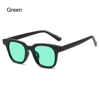New Vintage Ocean Lens Sun Glasses Cycling Sunglasses for Men Women Fashion Square Frame Sunglasses UV Protection Eyewear Shades