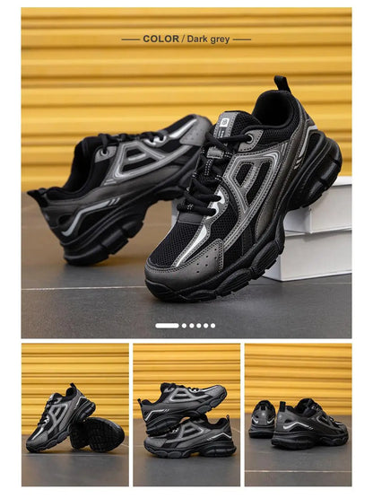 Women Running Shoes Lightweight Breathable Sport Shoes Female Comfort White Casual Sneakers Height Increase Cushioning