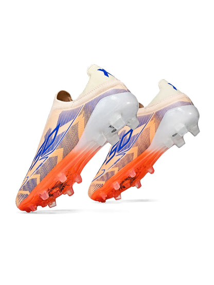 Lightweight AG/FG Long Nail Soccer Shoes，PU Fabric Stitching Upper，TPU Wear-resistant Sole，Quality Reliable for Youth Men Women