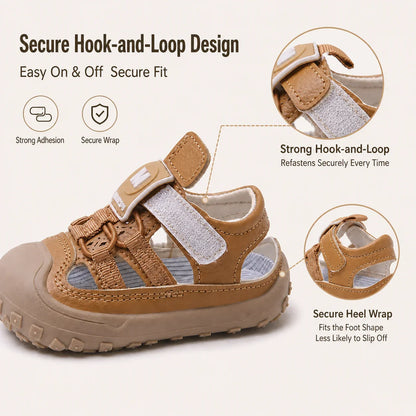 Hollow Out Summer Sandals For Children PU Leather Trend Fashion Boy's Girl's Sport Sandal Anti-slippery Ergonomics Kid's Sneaker