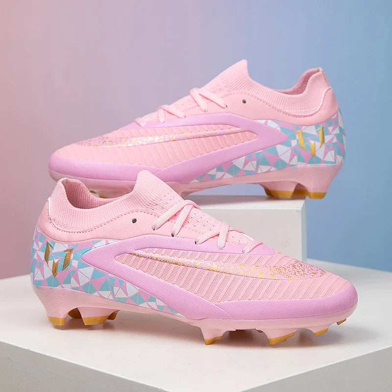 New Kid Match Boys Soccer Shoes Comfortable Outdoor Match Professional Football Boots Sneakers Non-Slip Sports Shoes Unisex