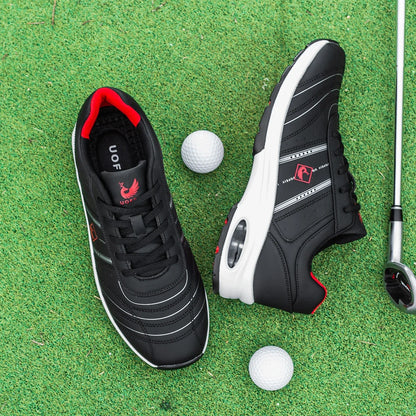 Men Golf Shoes Casual Breathable Waterproof Non-slip Golf Outdoor Training Shoes