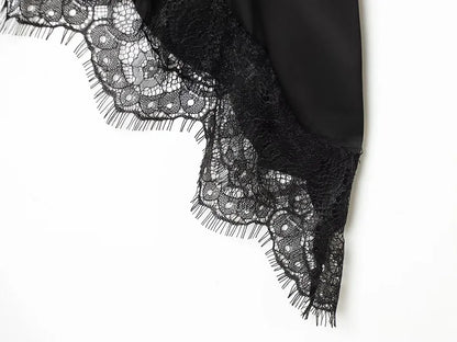 Lace Long Shirts and Blouses for Women Asymmetric Women's Blouse Streetwear Casual Blouses Woman Vintage Tops Woman 2026