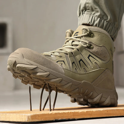 High-top men's work shoes and workwear series for all four seasons