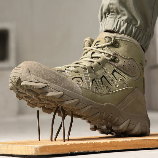High-top men's work shoes and workwear series for all four seasons