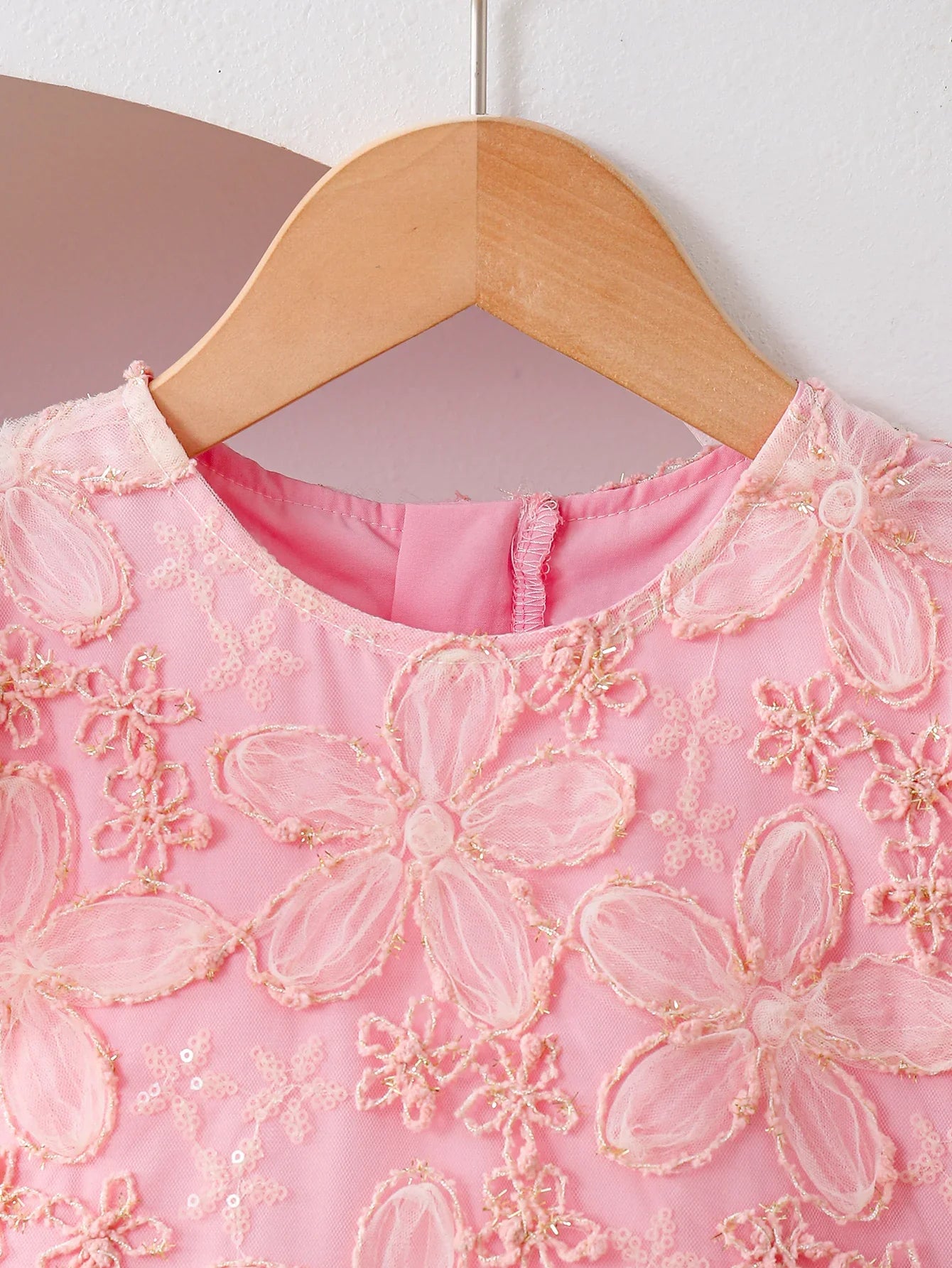 Summer New Pure Color Mesh Princess Skirt for Girls Elegant Simple Design Children's Party Dress