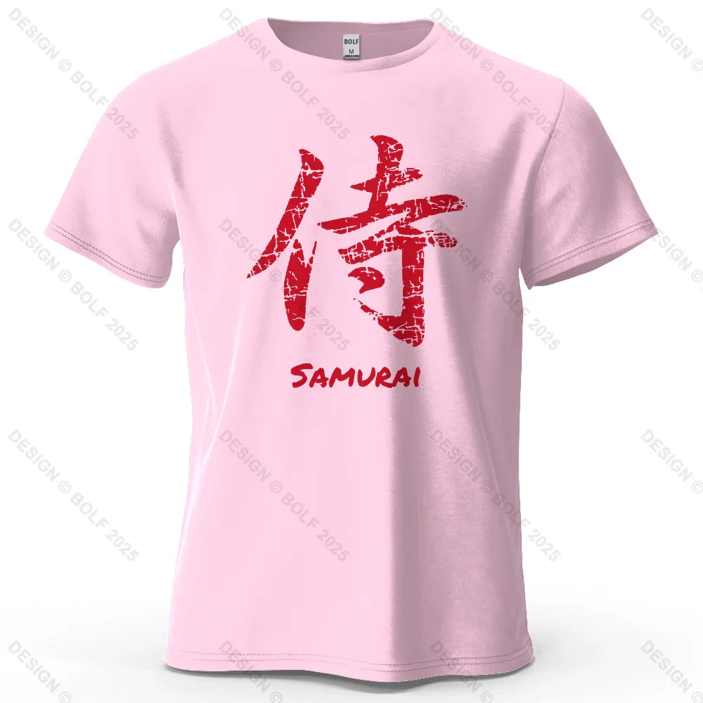Character Printed Men's T-Shirt 100% Cotton Oversized Classic Asian Aesthetics Graphic Tees for Women Tees Streetwear