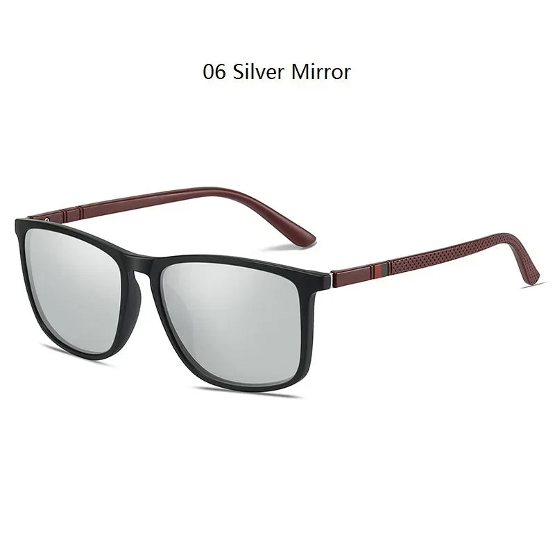 Luxury Square Vintage Polarized Sunglasses For Men Women Fashion Travel Driving  Sun Glasses Male TR90 Eyewear UV400