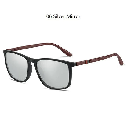 Luxury Square Vintage Polarized Sunglasses For Men Women Fashion Travel Driving  Sun Glasses Male TR90 Eyewear UV400