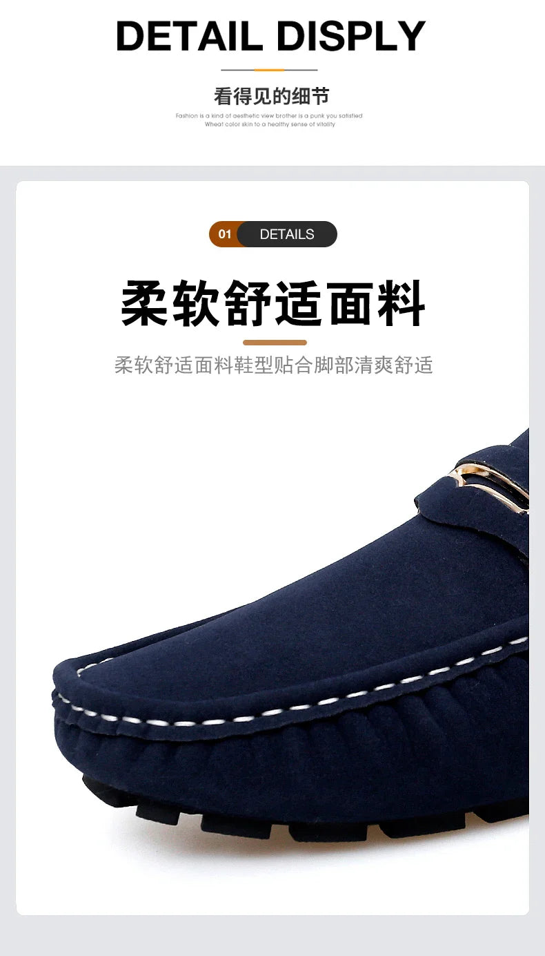 48 Extra Large Size Frosted Couple Style Halloween Gift 2025 Autumn New Beanie Shoes British Style Slip-On Lazy Men's Shoes Driving Lightweight Non-Slip Casual Leather Shoes