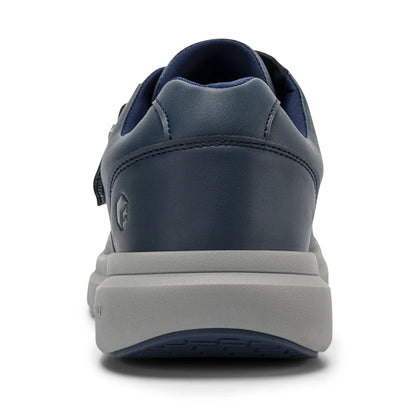 Sapatos masculinos de couro, sapatos largos para pés inchados, sapatos masculinos diabéticos para caminhada, para negócios e caminhadas ao ar livre