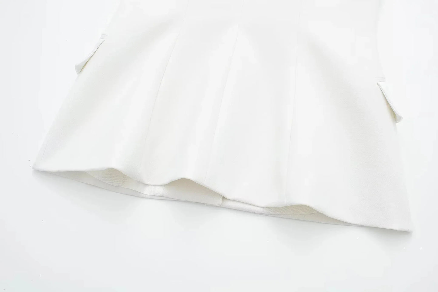 Summer Women Elegant White Top Front Button Corset Tube Top Strapless Sleeveless 2024 Fashion Y2k Female Chic Top