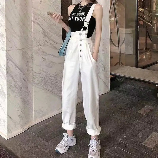 Women Jeans Fashion Female Vintage Hight Waist Casual Trousers