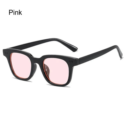 New Vintage Ocean Lens Sun Glasses Cycling Sunglasses for Men Women Fashion Square Frame Sunglasses UV Protection Eyewear Shades