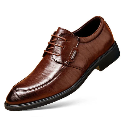 Men's Lace-Up Oxford Shoes outdoor Leather Business dress Formal shoes office Footwear big size 48 49 50