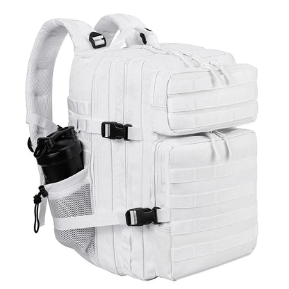 45L/35L/25L Tactical Backpack for Men and Women Waterproof Athlete Gym Outdoor Bag Travel Hiking Rucksack with Bottle Holder