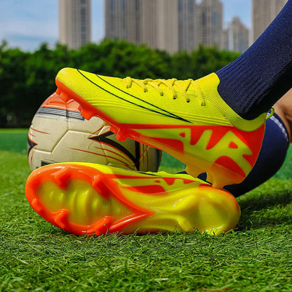 Men Football Boots Training Sport Soccer Shoes Non-Slip Ultralight Grass Unisex Outdoor Sports Shoes Breathable Drop Shipping
