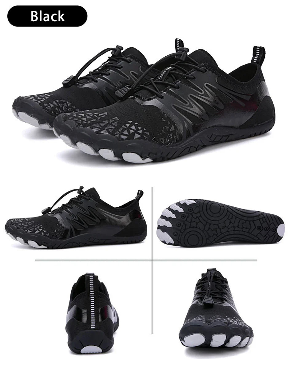 Men Women Barefoot Outdoor Aqua Shoes Couple Quick-drying Wading Beach Swimming Fitness Cycling Sports Water Sneakers