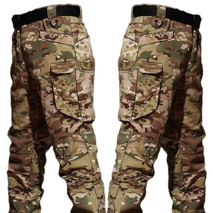 New Tactical Hunting Suit Outdoors Training Durable Breathable Camo Set Waterproof Quick Drying windproof Combat Two Piece Set