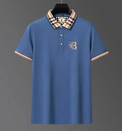 Luxury brand short sleeve men's polo shirt hot selling in summer classic embroidery high-end breathable cotton golf top T-shirt