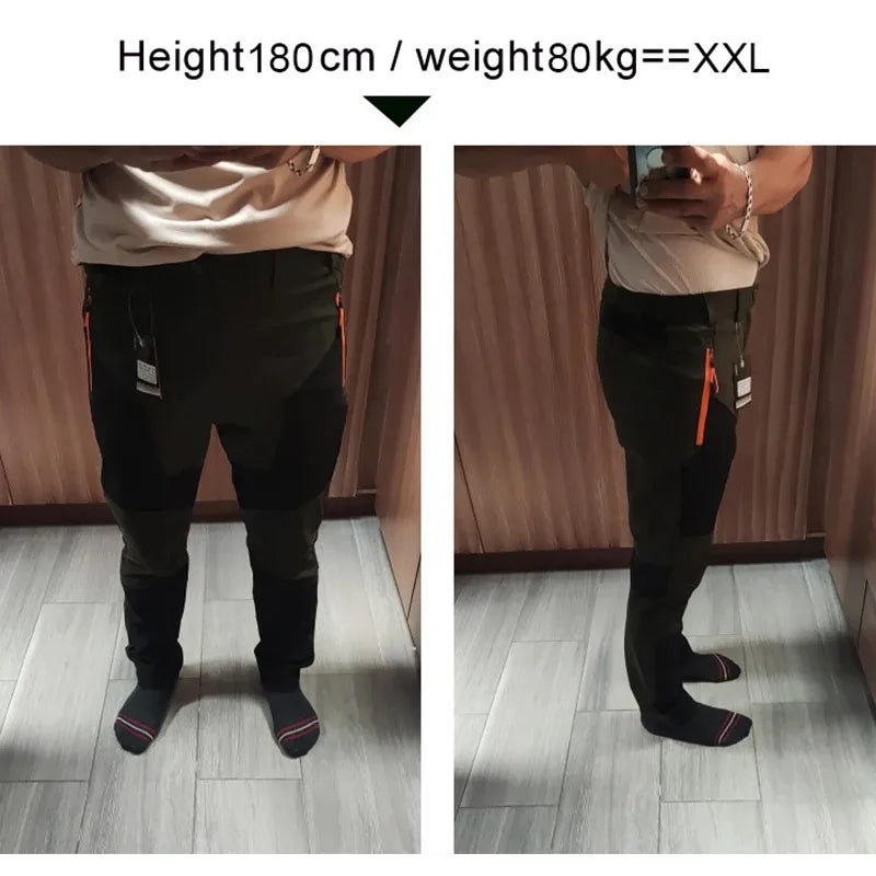 New Men Summer Sports breathable Pants Hiking Trousers Camping Splash Prevention Quick Dry UV Resistant Elastic Thin
