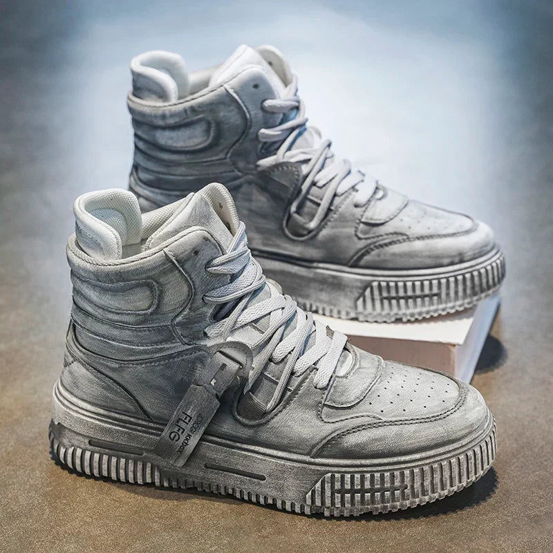 Retro Manga Men's Sneakers Soft Comfortable Non Slip Wear Resistant Sole Daily Casual Men's Shoes Preppy Versatile Holiday Gifts