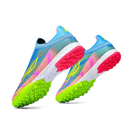 Breathable men's soccer shoes TF with broken nails, outdoor sports shoes, wear-resistant and non slip, suitable for all seasons
