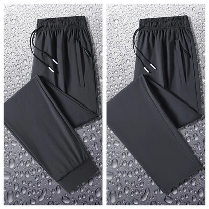 Outdoor Hiking Windproof Breathable Ice Silk Pants for Men Fashionable Trendy Soft Breathable Comfortable Versatile Casual Pants