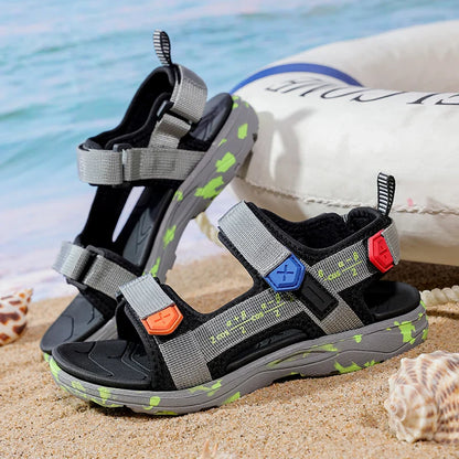 Summer Sandals for Boys Girls Non-Slip Outdoor Children Beach Shoes Lightweight Soft Sole Breathable Kids Walking Sandalias