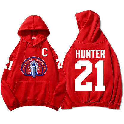 Hoodies Shane Hollander 24 Scott Hunter 21 Sweatshirt  Montreal Metros Boston Raiders Clothing
