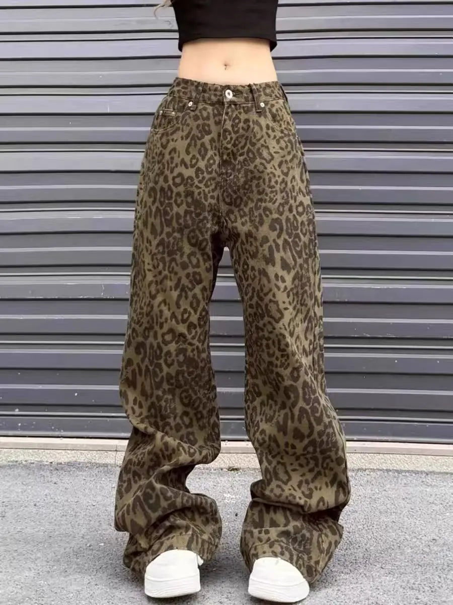 Wide Leg Jeans Women Denim Pants