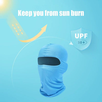 Full Face Mask Hiking Cycling Camping Hunting Airsoft Cap Bike Head Cover Summer Men Women Ski Mask Hiking Scarves