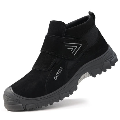 Men's work shoes welder series four-season mid-top
