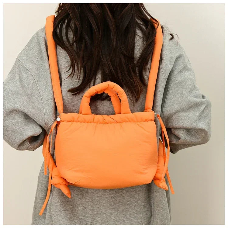Colorful Nylon Small Square Shoulder and Crossbody Bags Super Cool Simple Versatile Handbags for Women 2024 Casual Hot Sale