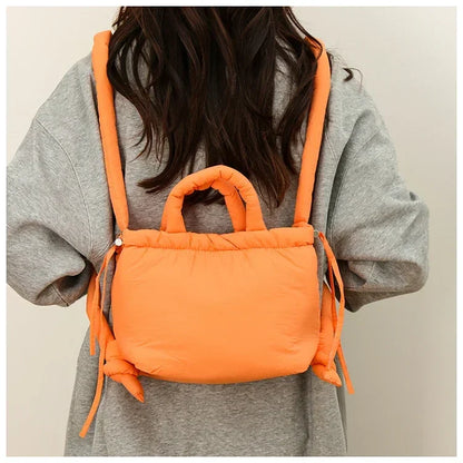 Colorful Nylon Small Square Shoulder and Crossbody Bags Super Cool Simple Versatile Handbags for Women 2024 Casual Hot Sale