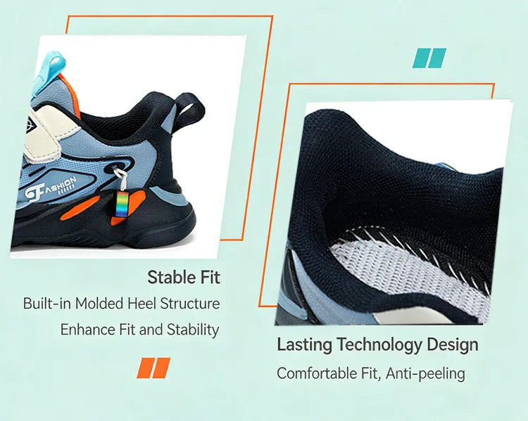 Children Basketball Shoes Trendy Comfortable Outdoor Training Anti Slip Wear-resistant Fashion Running Shoes for Kids Size 28-39