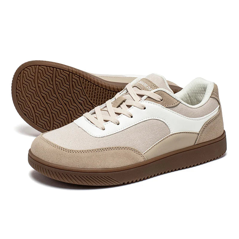 Unisex Wide Toe Sneakers Women Men Minimalist Non Slip Shoes Lace Up Mesh Casual Sneaker