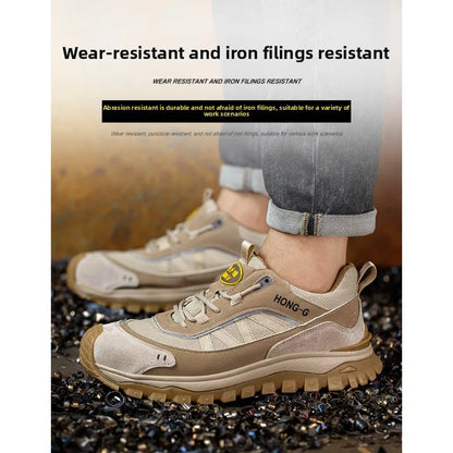 Lightweight Steel Toe Cap Shoes 10KV Anti Slip Comfortable Wear-Resistant Insulation Anti Smashing Piercing for Safety Workwear