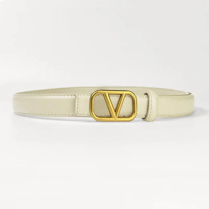 Classic ladies belt casual Joker ladies thin belt fashion personality with pants.