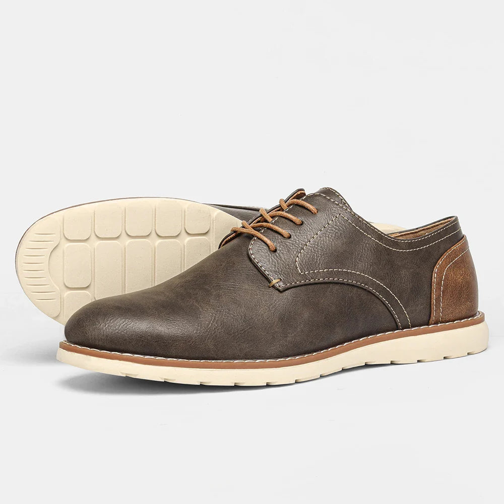 Casual shoes men fashion comfortable leather loafer men