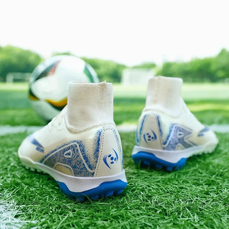 New Men Women Professional Football Boots Training Cleats Sport Sneakers Trainer Lightweight Grass Non-slip Match Soccer Shoes