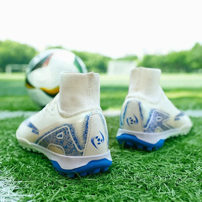 New Men Women Professional Football Boots Training Cleats Sport Sneakers Trainer Lightweight Grass Non-slip Match Soccer Shoes