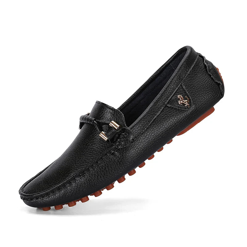 Summer Mens Fashion High Quality Outdoor Casual Leather Shoes Comfortable Breathable Classic 2024 New Slip on Men's Shoes
