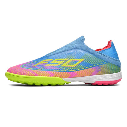 New Men Soccer Shoes Training TF/FG Outdoor Sport Football Boots Adult Long Spikes Non Slip Cleats Breathable Match Comfortable